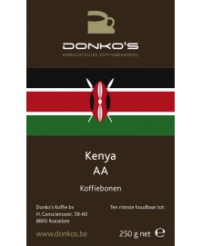 Donko's Kenya AA 250 gr. bonen
